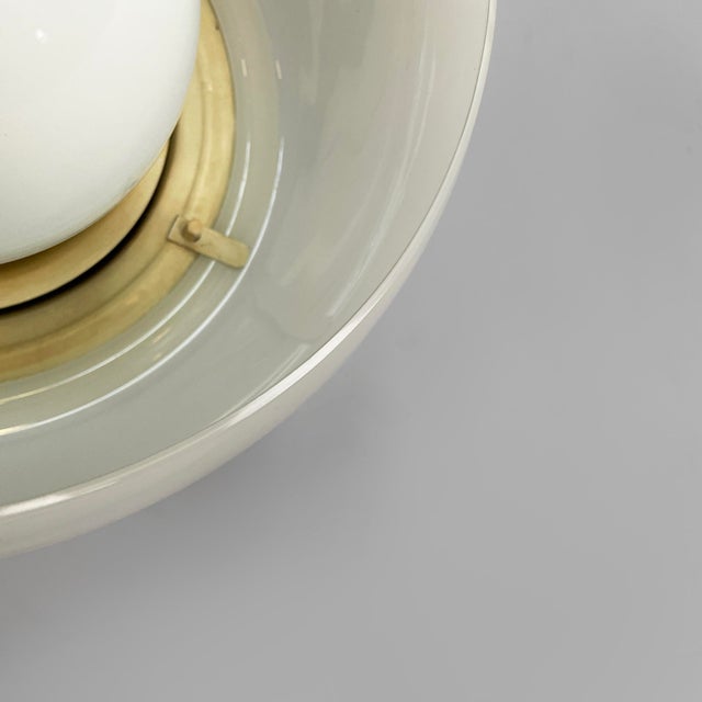 Mid-Century Modern Italian Omega Ceiling Lamps attributed to Vico Magistretti for Artemide, 1970s, Set of 2 For Sale - Image 12 of 18