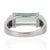 Not Yet Made - Made To Order March Birthstone East West Aquamarine & Diamond Ring Size 6 by Carat&Her For Sale - Image 5 of 13