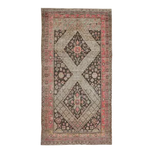 Mid 20th Century Khotan Antique Wool Rug