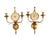 Metal Pair of Gilt Bronze Pineapple Wall Sconces With Mirrors For Sale - Image 7 of 7