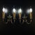 Pair of beautiful silver plated sconces made in france in the 1930s. the lamps is in very good vintage condition. Wiring...