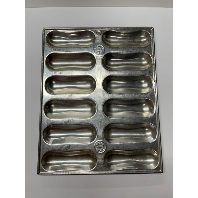 Metal Vintage Madeleine Baking Tray For Sale - Image 7 of 7