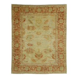 Turkish Oushak Rug - 10'06 X 13'07