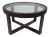 Modern Round Copper Finish Coffee Table For Sale