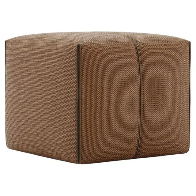 Textile Grant S Pouf by Domkapa For Sale - Image 7 of 7