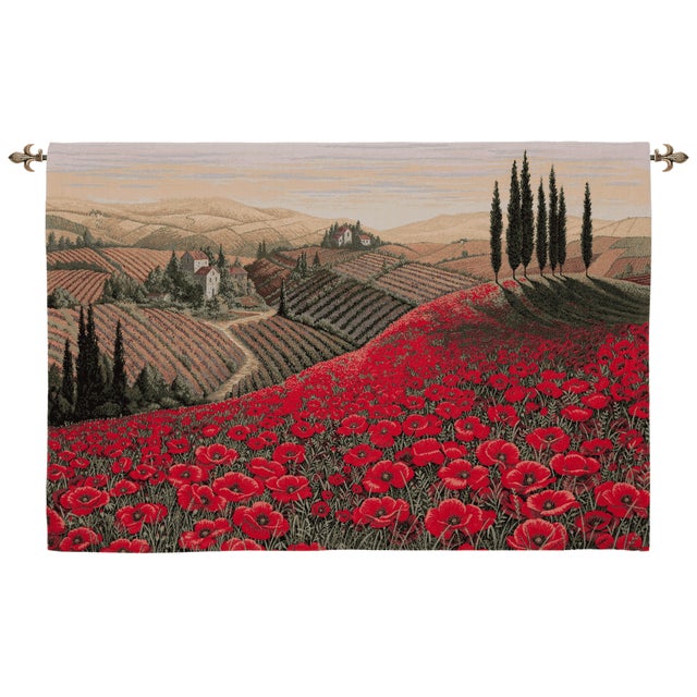 This beautiful tapestry is woven on a jacquard loom by skilled weavers, keeping alive the centuries old tradition of...