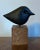 Abstract Mid-Century Modern Iron Sculpture of a Bird Mounted on Wood Base For Sale In New York - Image 6 of 12