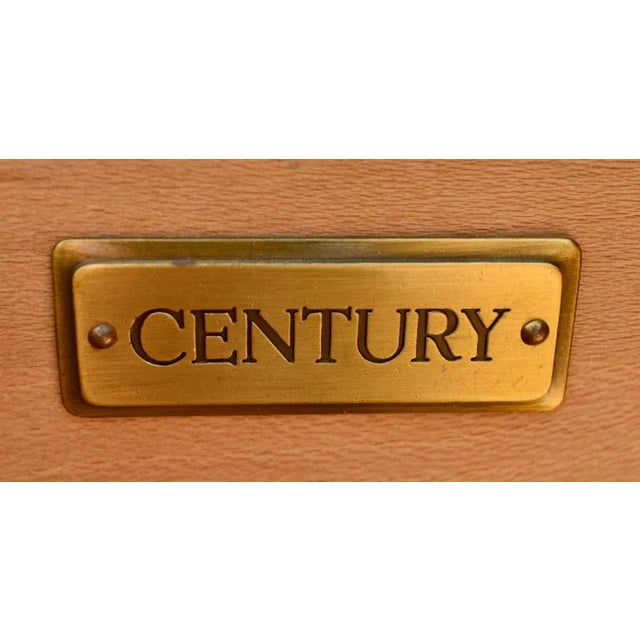 Century Cherry Chest Commode Vintage French Provincial Bombe Dresser For Sale - Image 13 of 13