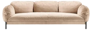 Tarantino Cream 3-Seater Sofa