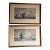 Set of Two 18th Century Dutch Navy Netherlands Hand Colored Maritime Etchings Reproduction For Sale