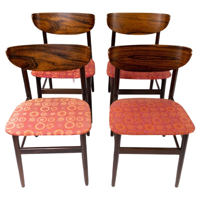 Danish Rosewood Dining Chairs, 1960s, Set of 4 For Sale