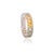 Metal Multi Colored Eternity Band Size 7 For Sale - Image 7 of 8