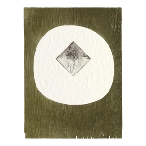 The Stele, Walter Feldman Woodcut