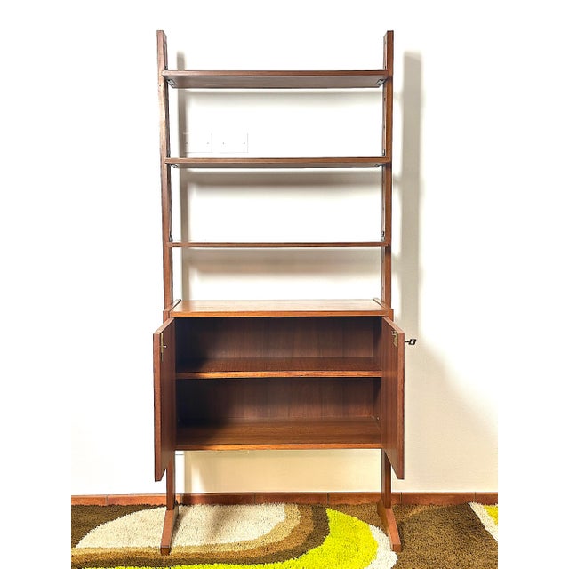 1960s Vintage 1-Bay Bookcase, Italy, 1960s For Sale - Image 5 of 14