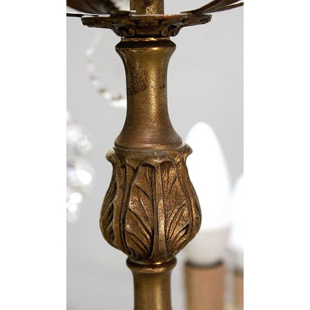 Crystal Chandelier, 1950s For Sale - Image 13 of 18