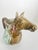20th Century Majolica Pitcher with Horse Decoration, France For Sale - Image 10 of 13