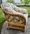 Braxton Culler Rattan Wicker Lounge Accent Chair & Ottoman Set Coastal Boho For Sale In Philadelphia - Image 6 of 16