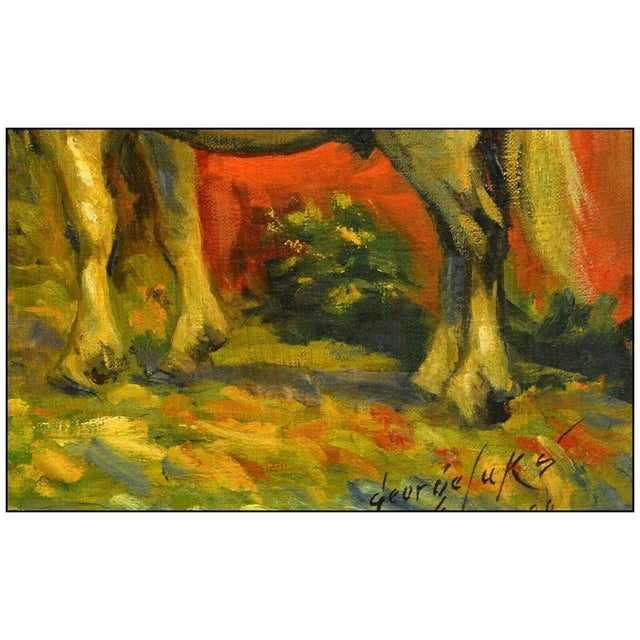 Realism 1920s Feeding Time, George Benjamin Luks For Sale - Image 3 of 4