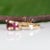 1.7Ct Three-Stone Rubellite Tourmaline Ring in Solid 14k Gold, Oval Cut 7x5mm, Size 6.75 For Sale - Image 9 of 9