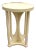 David Kilenberg for Henredon White Wood Emery Accent Table For Sale