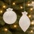 Bring elegance and festive charm to your holiday décor with this set of Glass Drop Ornaments. Featuring a graceful...