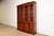 English Baker Furniture Historic Charleston Georgian Inlaid Mahogany Lighted Breakfront Bookcase Cabinet For Sale - Image 3 of 14