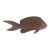 Vintage Hand Carved Wood Fish Wall Decor For Sale