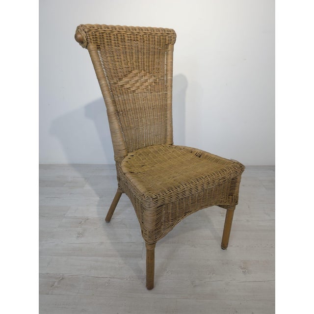 Vintage Rattan Garden Chair, 1960s, in Very Good conditions. Designed 1960 to 1969