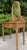Contemporary Vintage Wicker & Rattan Vanity Table With Oval Mirror and Drawer For Sale - Image 3 of 15