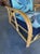 Wood Restored "40s Transition" 2-Strand Adjustable Back Rattan Lounge Chair, Pair For Sale - Image 7 of 8