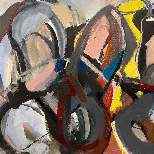 Abstract Dancing to Fishbone 1994 Memory by Melanie Brown For Sale - Image 3 of 4