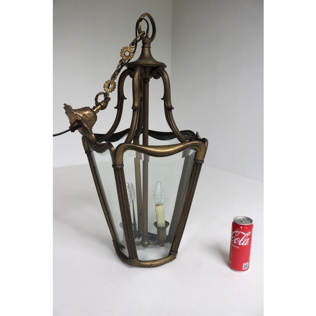 Edwardian Jugendstil Hall Pendant Lantern, 1890s For Sale - Image 11 of 12