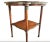 Early Directoire Style Mahogany Table With Brass Mounts and a Clover Shaped Top, Signed For Sale - Image 4 of 11