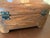English 1900s Hand Forged Vintage Wormy Chestnut Hinged Wooden Box For Sale - Image 3 of 8