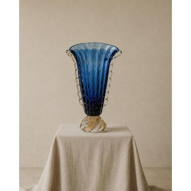 Vintage Murano Glass Vase by Barovier, 1960s For Sale - Image 13 of 15