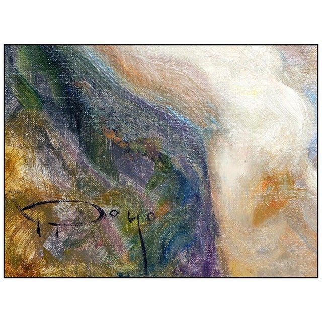 Post Impressionist Late 20th Century Junto a Las Rocas, Jose Royo For Sale - Image 3 of 4