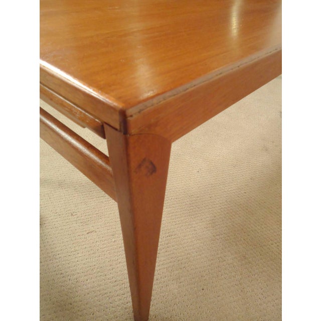Mid-Century Modern Teak Coffee Table, Extending Leaves, Denmark, 1960s For Sale - Image 4 of 7