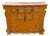 Large Vibrant Yellow 19th Century Money Chest For Sale