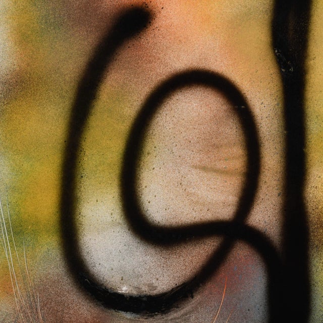 Abstract Framed J. Akston "Blind Result of Chance Set in Motion I" Enamel on Paper For Sale - Image 3 of 13