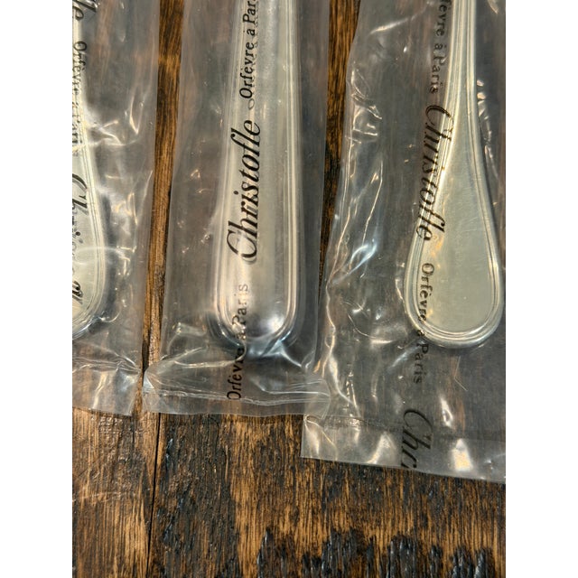 Vintage Christofle Albi Silver-Plated Flatware Service for 4, Unused Sealed - 20 Pieces For Sale - Image 14 of 17