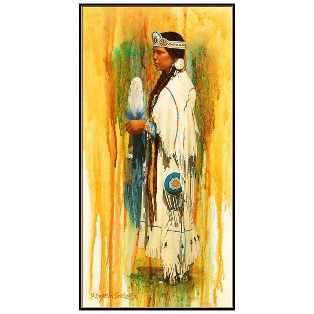 Message us to inquire about custom framing options! (Included for free with every purchase) The artwork here, "Native...