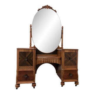 Early 20th Century Hollywood Regency Vanity For Sale