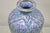 20th C. Mid Century Modern Ceramic Pottery Glazed Feather Pulled 20" Purple Blue Vase For Sale - Image 4 of 11
