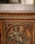 Early 19th Century French Renaissance Carved Oak Dry Bar With Tole Top For Sale - Image 12 of 14