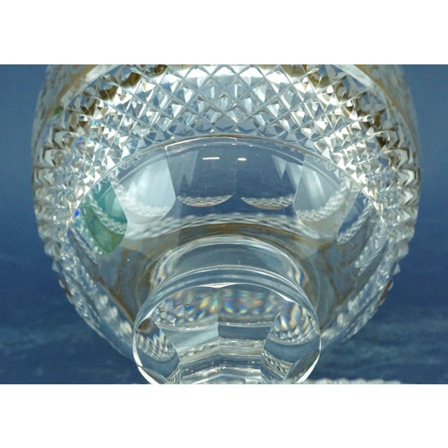 Vintage Crystal Cup Vase by Val Saint Lambert Factory, 1940s For Sale - Image 14 of 18