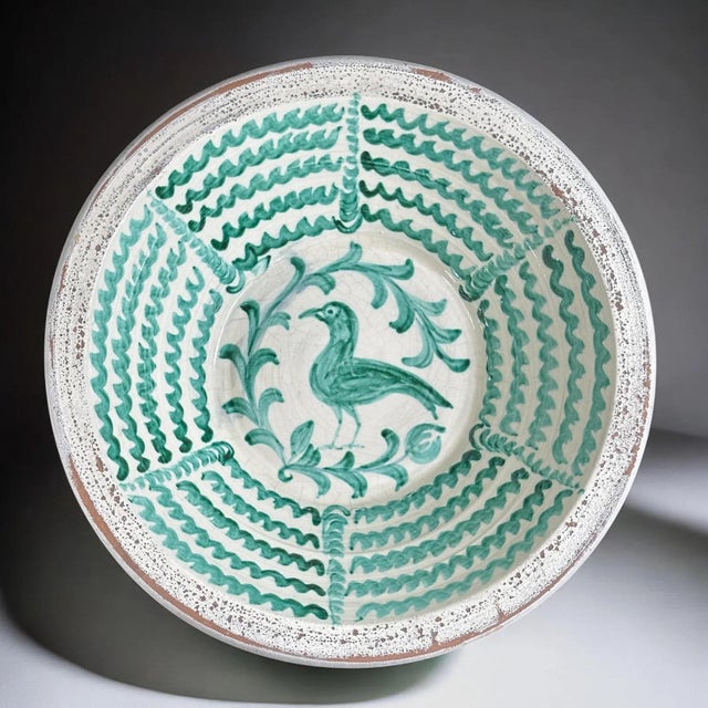 Spanish Large Fajalauza Ceramic Lebrillo Bowl For Sale - Image 9 of 9