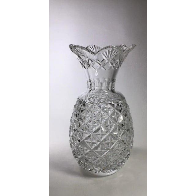 2000’s Waterford Crystal Hospitality Pineapple Vase Chairish