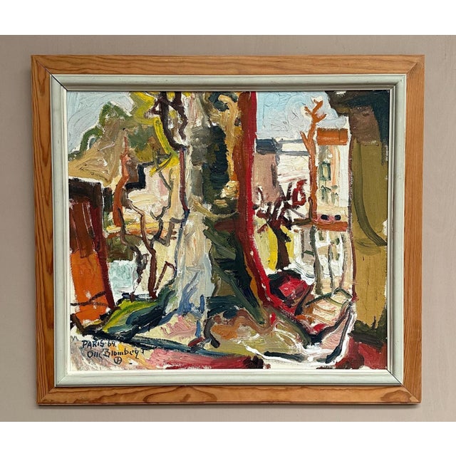 Olle Blomberg, Paris, 1964, Oil on Panel, Framed For Sale - Image 18 of 18