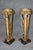 An extraordinary and highly unusual pair of antique French neoclassical gilt bronze urns, distinguished by their...