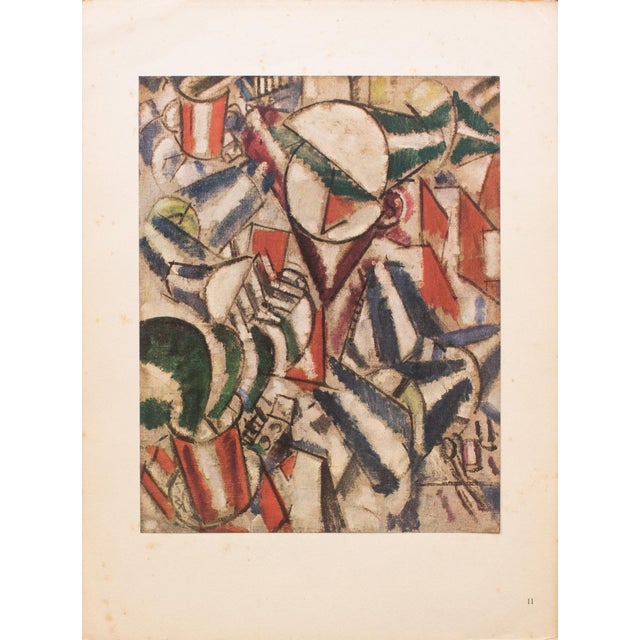 Terra Cotta 1948 After Fernand Léger "Seamstress", First Edition Parisian Offset Lithograph For Sale - Image 8 of 8